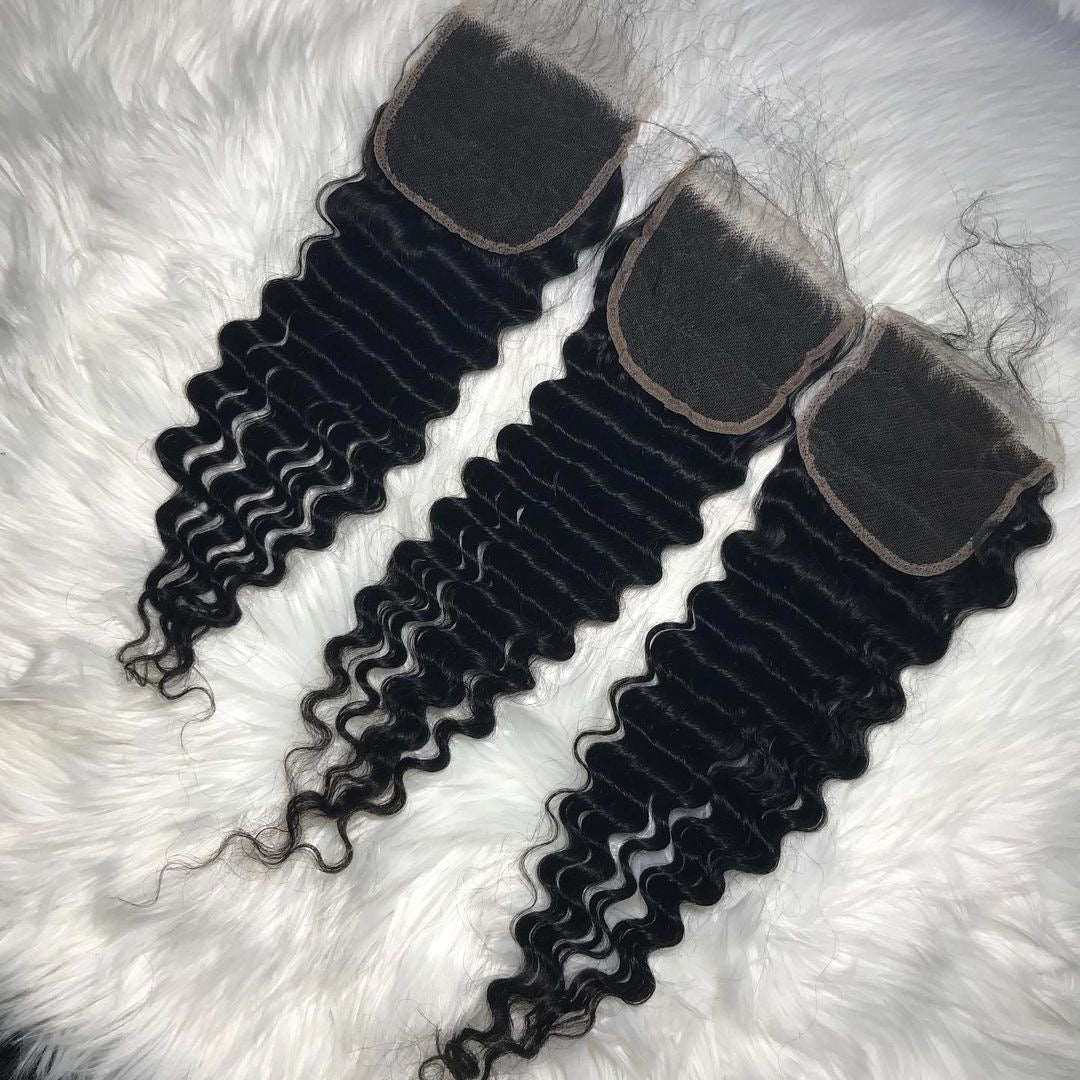 Lace closure Curly