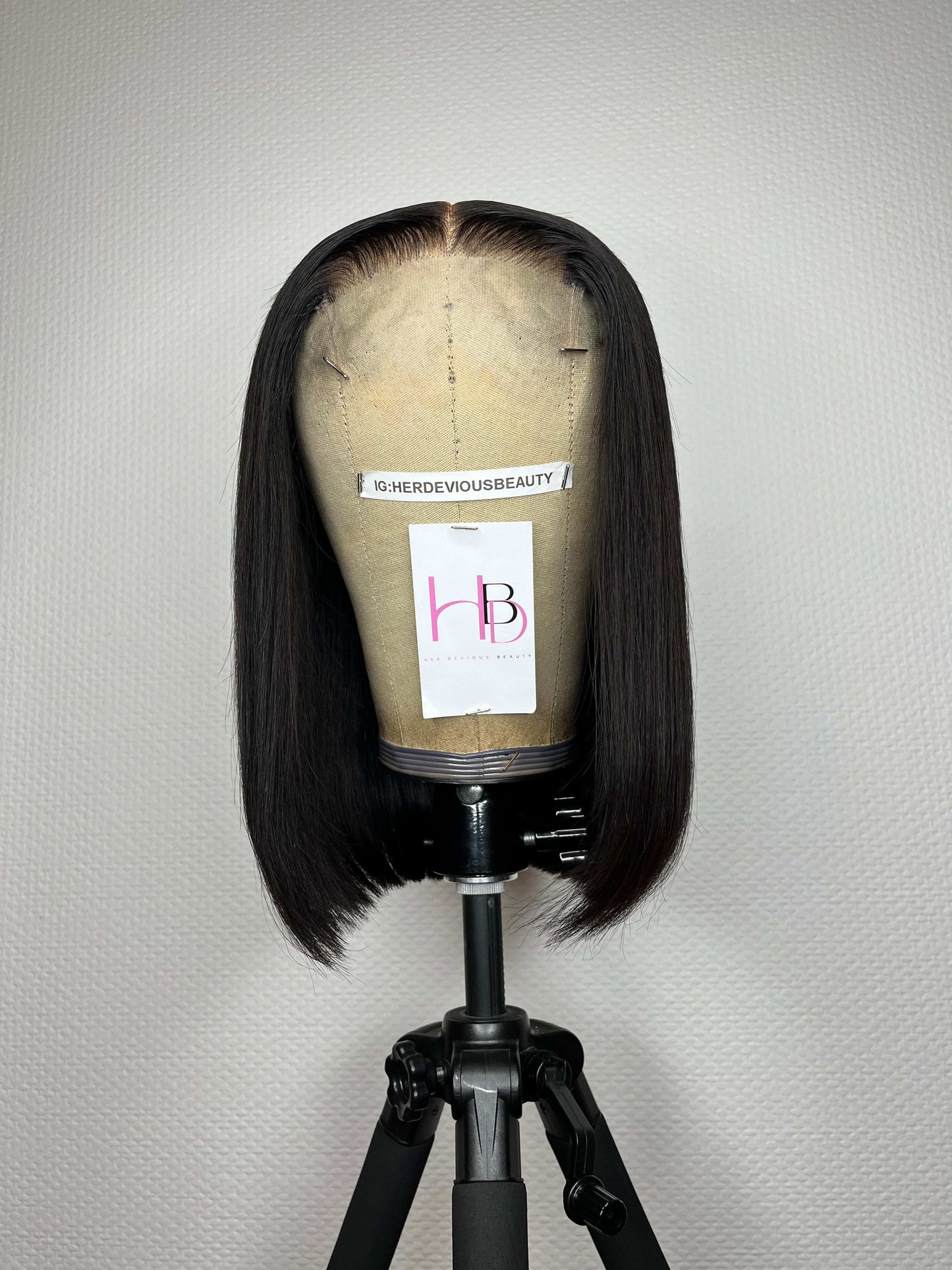 Perruque lace closure bob Lisse