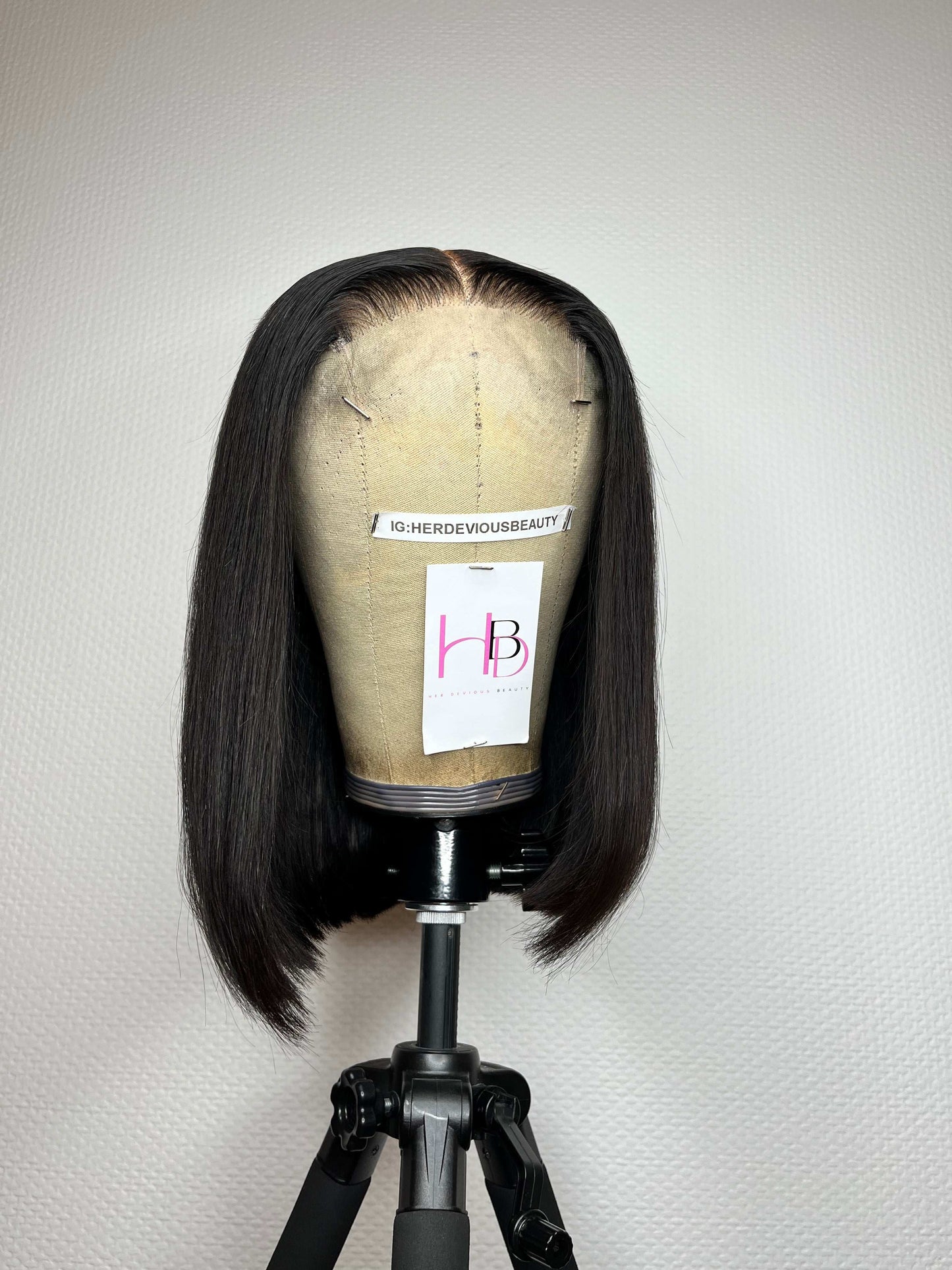 Perruque lace closure bob Lisse
