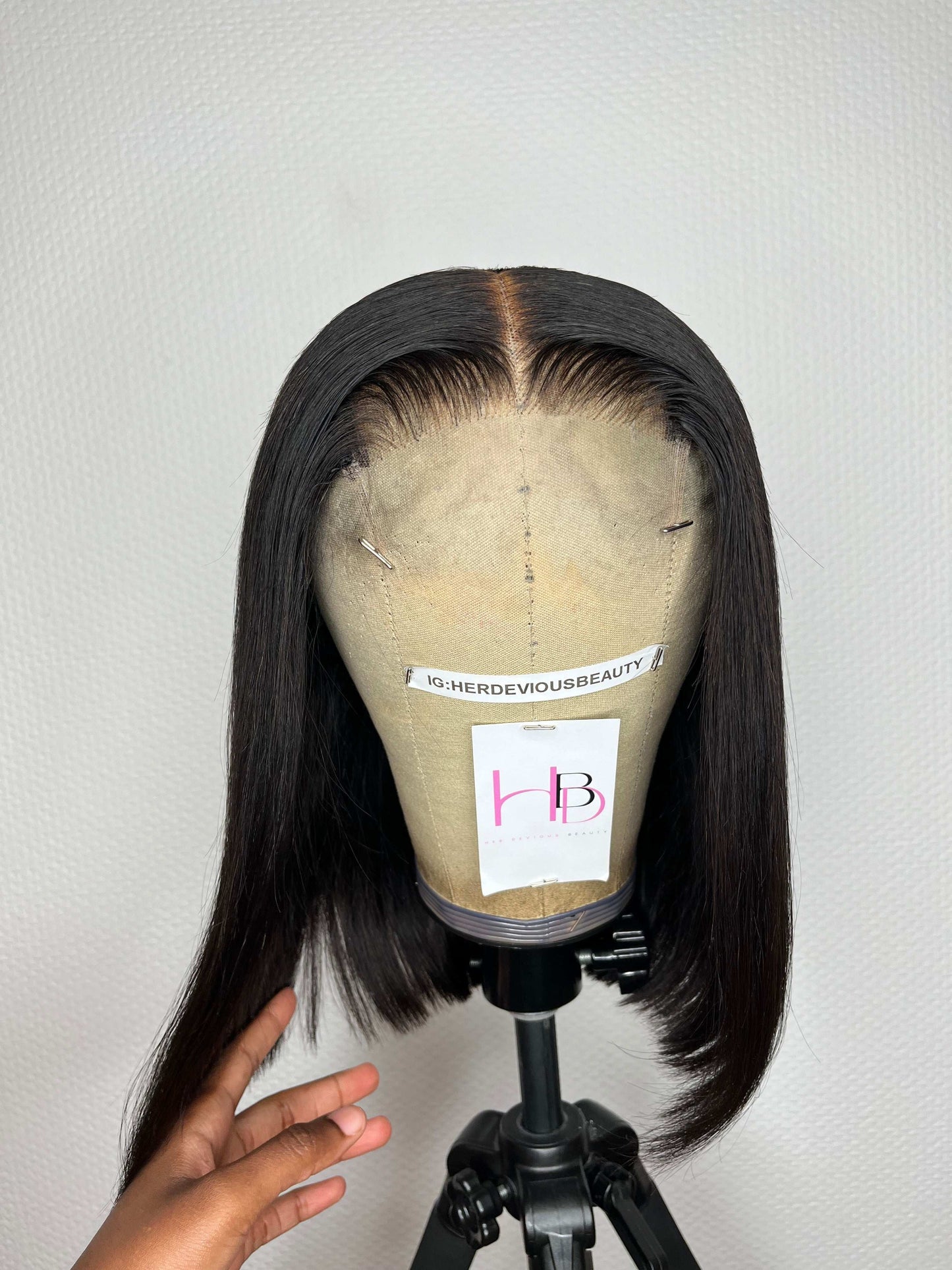 Perruque lace closure bob Lisse
