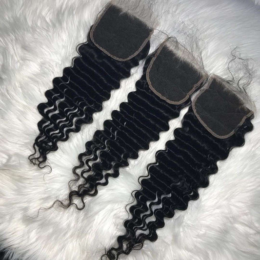 Lace closure Curly