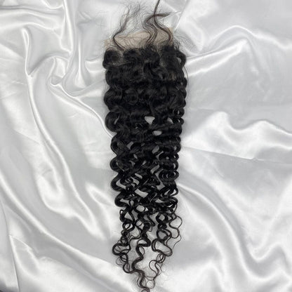 Lace closure Curly