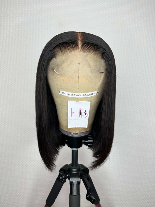 Perruque lace closure bob Lisse