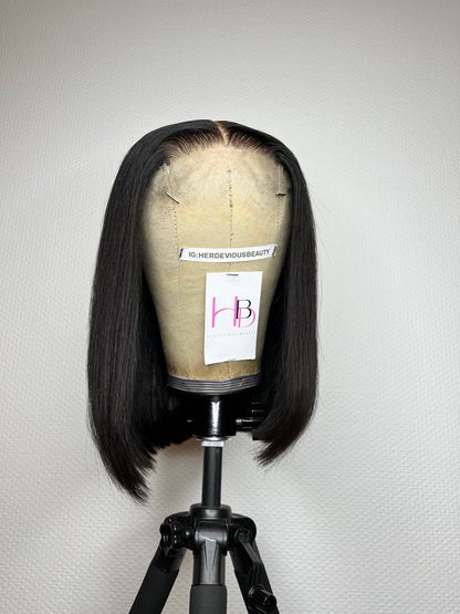 Perruque lace closure bob Lisse