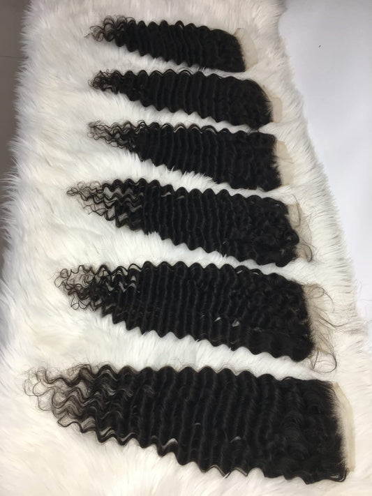 Lace closure Curly