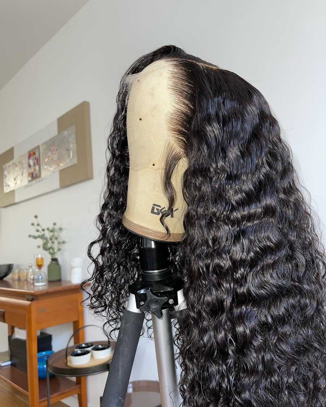 Peluca Curly lace frontale