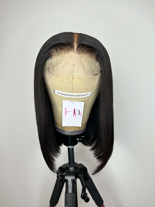 Perruque lace closure bob Lisse