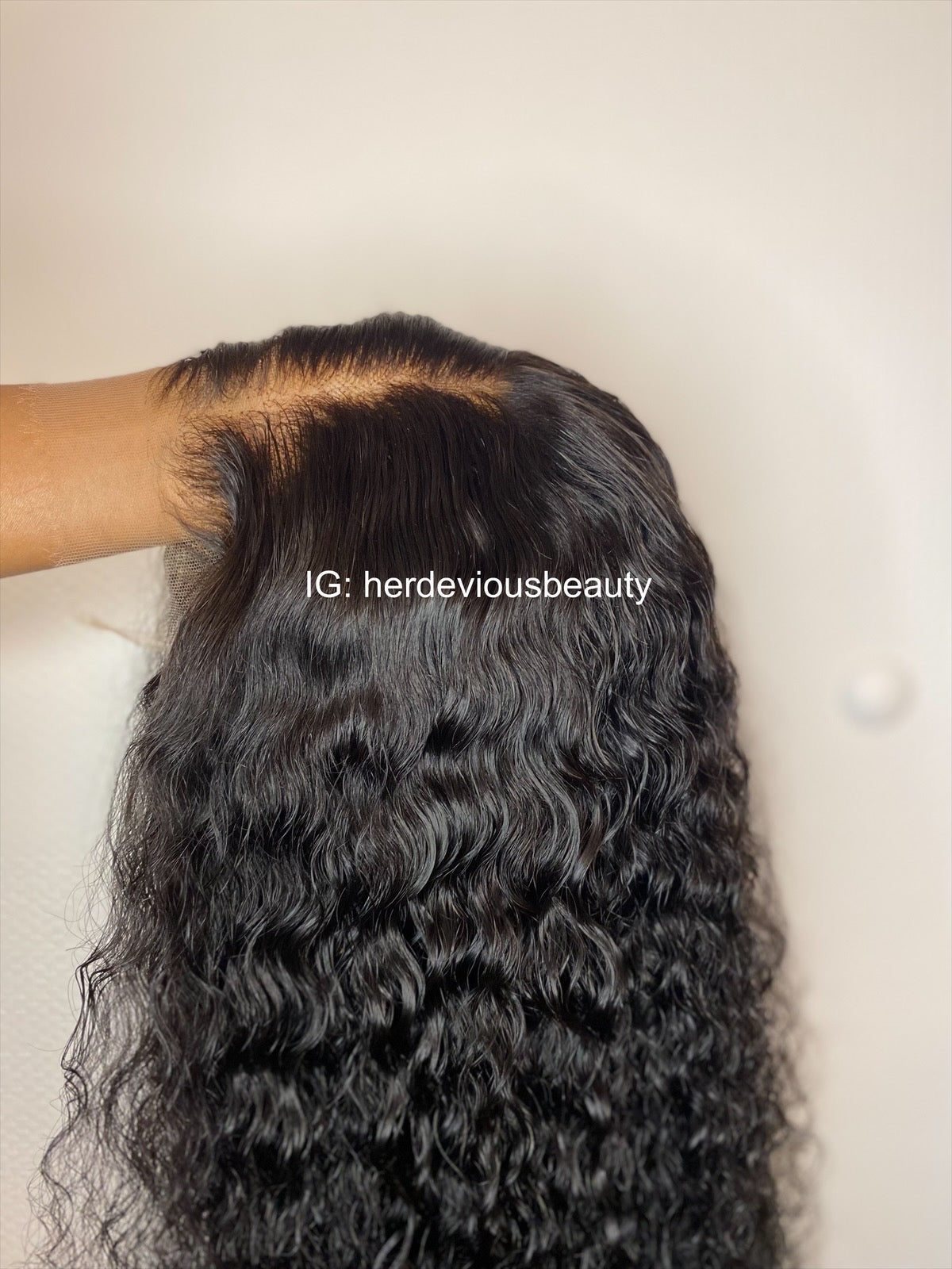 Perruque Curly lace closure